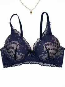 Бюстгальтер ISSA Plus модель BL3-93_синий Фото