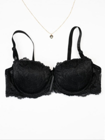 Бюстгальтер ISSA Plus модель BL3-108_черный Фото