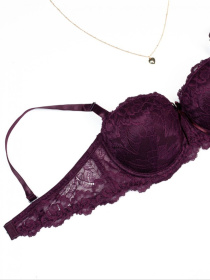 Бюстгальтер ISSA Plus модель BL3-108_фиолетовый Бюстгальтер ISSA Plus модель BL3-108_фиолетовый Фото