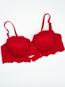 Бюстгальтер ISSA Plus модель BL3-108_красный Фото