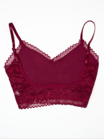 Бюстгальтер ISSA Plus модель BL3-111_бордовый Фото
