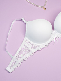 Бюстгальтер ISSA Plus модель BL3-114_белый Фото