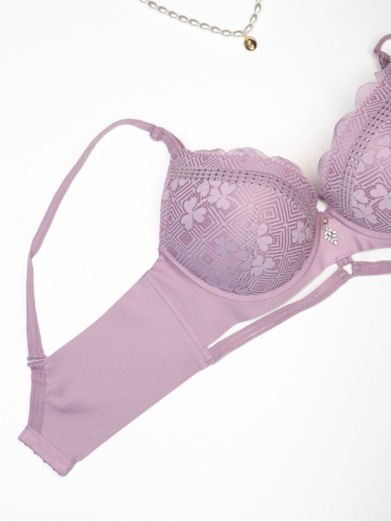 Бюстгальтер ISSA Plus модель BL3-106_сиреневый Бюстгальтер ISSA Plus модель BL3-106_сиреневый Фото