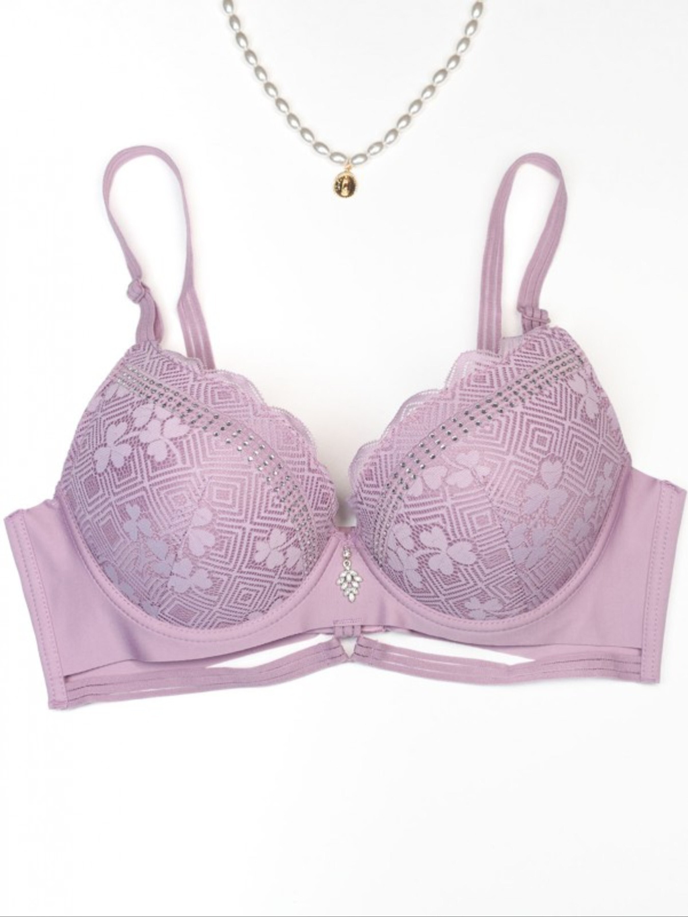 Бюстгальтер ISSA Plus модель BL3-106_сиреневый Бюстгальтер ISSA Plus модель BL3-106_сиреневый Фото