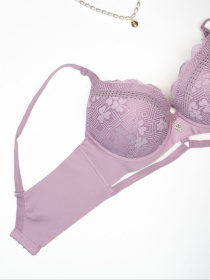 Бюстгальтер ISSA Plus модель BL3-106_сиреневый Бюстгальтер ISSA Plus модель BL3-106_сиреневый Фото