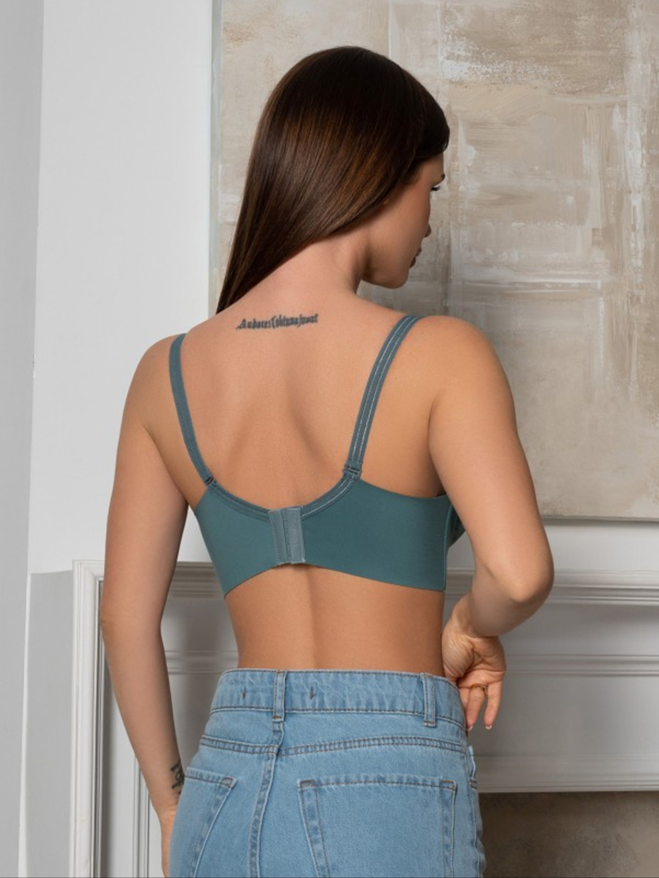 Бюстгальтер ISSA Plus модель BL3-106_зеленый Фото