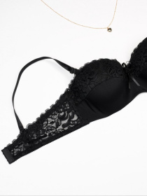 Бюстгальтер ISSA Plus модель BL3-107_черный Фото