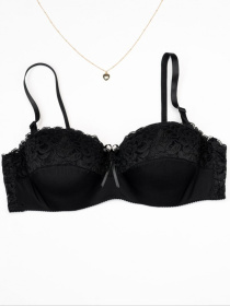 Бюстгальтер ISSA Plus модель BL3-107_черный Фото