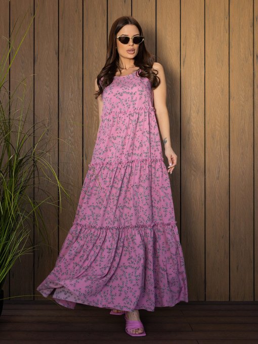 Сарафан ISSA Plus модель 14672_розовый Фото