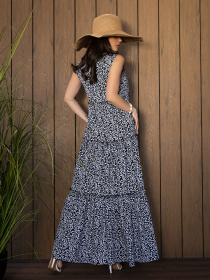 Сукня максі ISSA Plus модель 14673_черный Фото