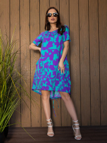 Сукня міні ISSA Plus модель 14675_бирюзовый Фото