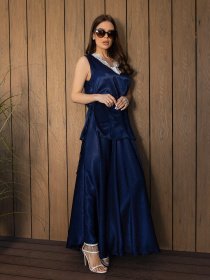 Костюм ISSA Plus модель 14689_темно_синий Фото