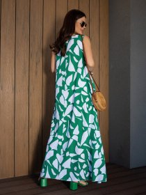 Сарафан ISSA Plus модель 14691_зеленый Сарафан ISSA Plus модель 14691_зеленый Фото