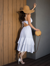 Костюм ISSA Plus модель 14697_белый Фото