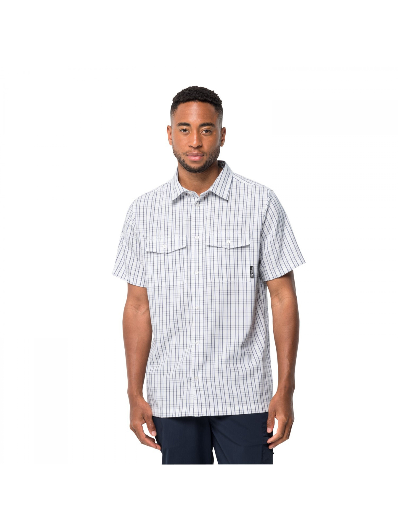 Рубашка повседневная Jack Wolfskin Thompson shirt модель 1401043_5159 Фото