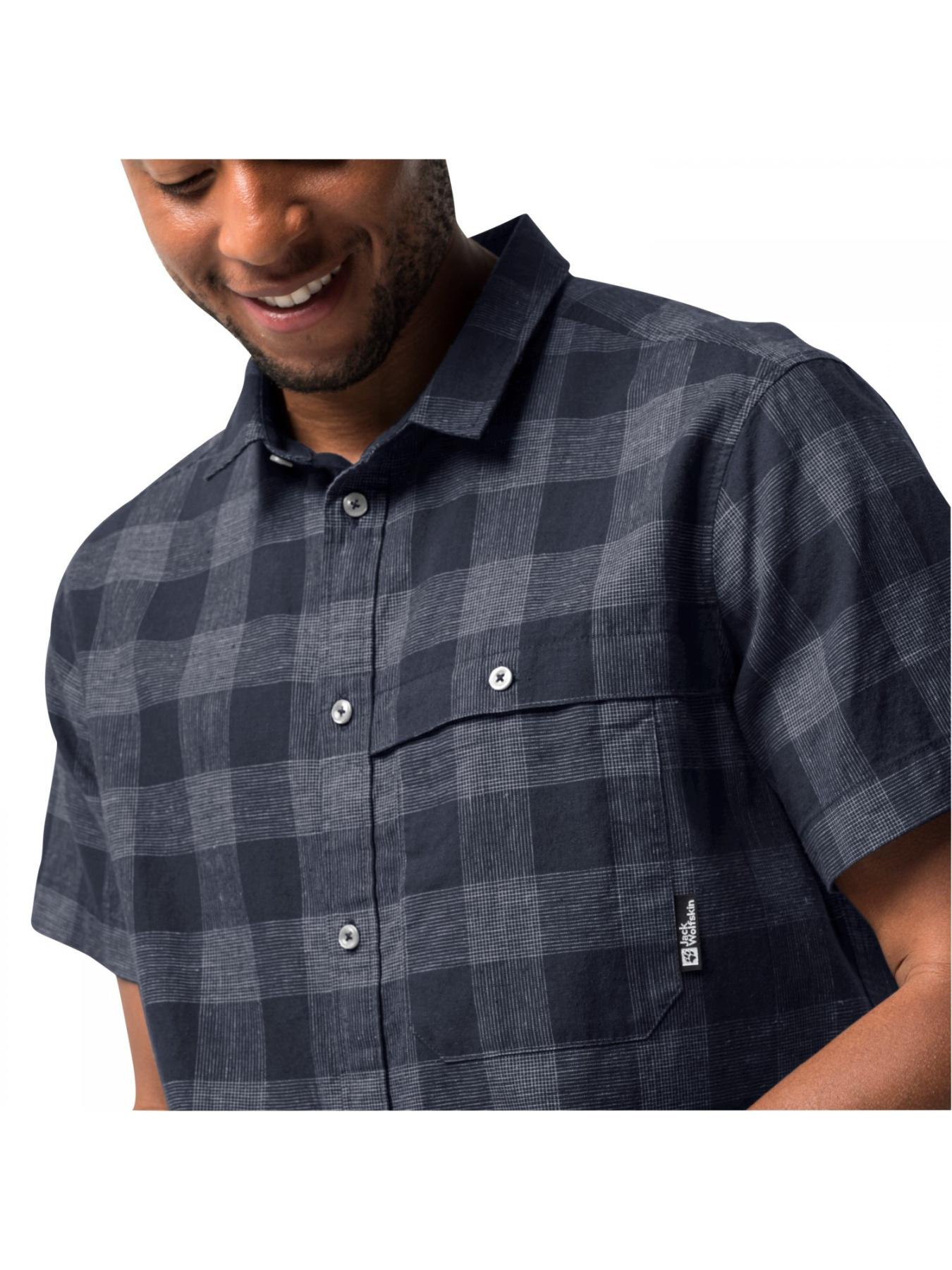 Рубашка Jack Wolfskin Highlands shirt m модель 1403412_7630 Фото