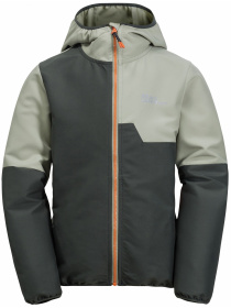 Ветровка Jack Wolfskin Turbulence hooded jkt k модель 1610661_4136 Фото