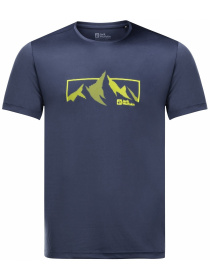 Футболка спортивная Jack Wolfskin Peak graphic модель 1807184_1292 Фото
