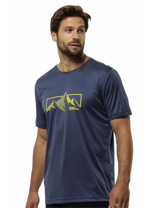 Футболка спортивна Jack Wolfskin Peak graphic модель 1807184_1292 Фото