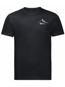 Футболка спортивная Jack Wolfskin Peak graphic t m модель 1807184_6350 Фото