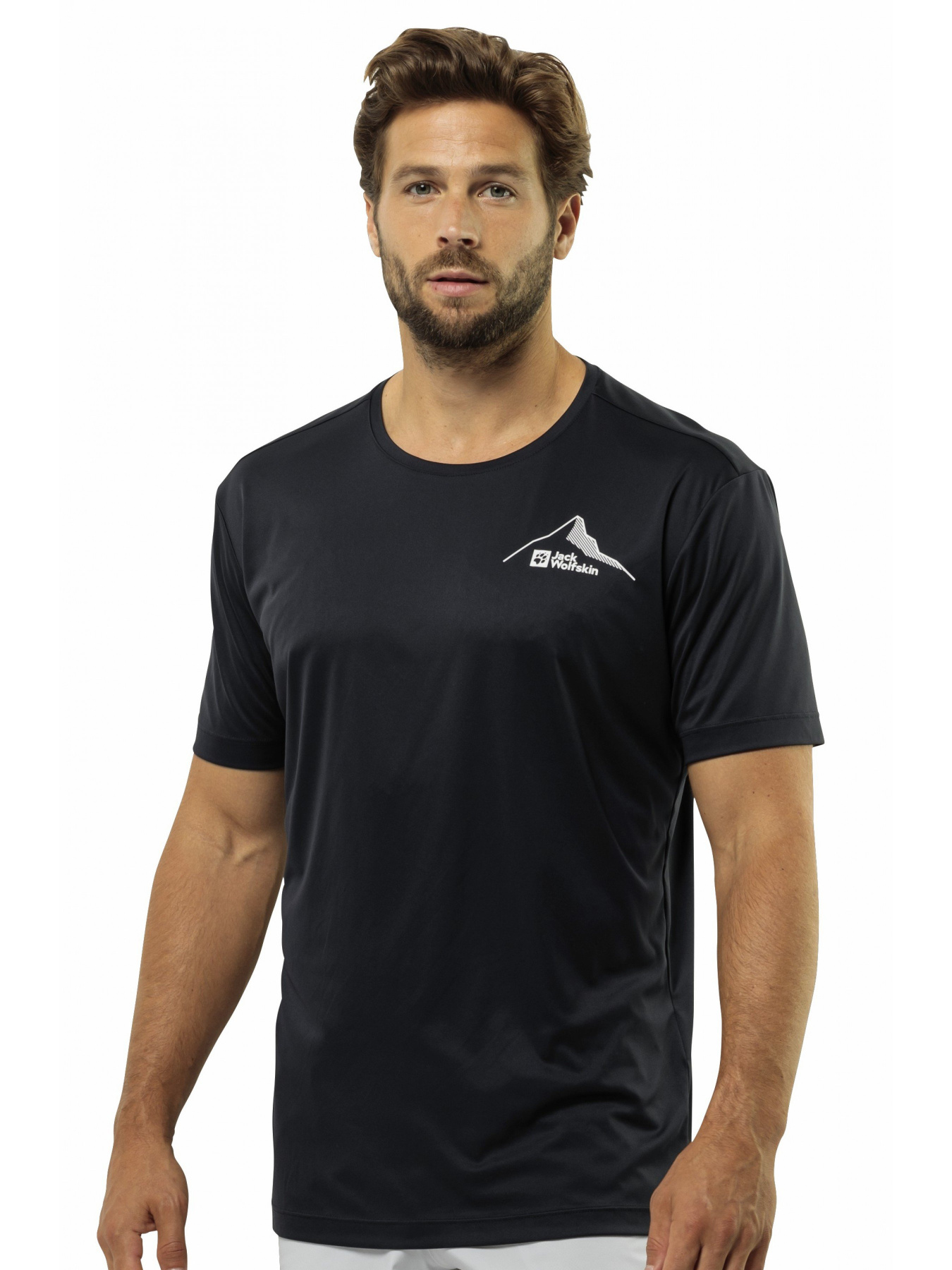 Спортивна футболка Jack Wolfskin Peak graphic t m модель 1807184_6350 Фото