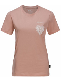 Футболка Jack Wolfskin Discover heart t w модель 1809701_2919 Фото