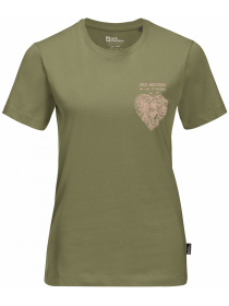 Футболка Jack Wolfskin Discover heart t w модель 1809701_4511 Фото
