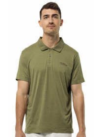 Поло Jack Wolfskin Travel polo m модель 1809721_4511 Фото