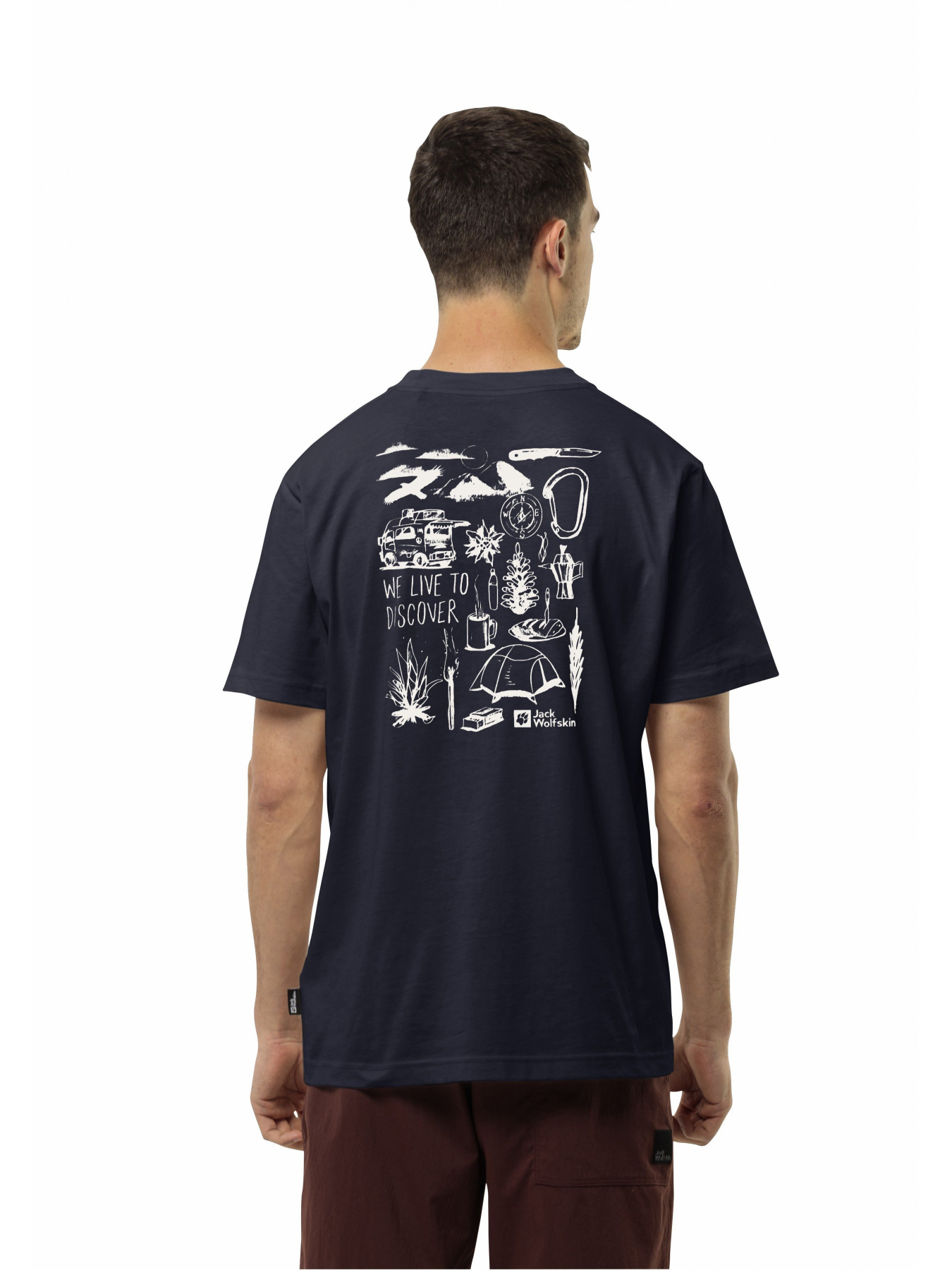 Футболка Jack Wolfskin Discover t m модель 1809761_1010 Фото