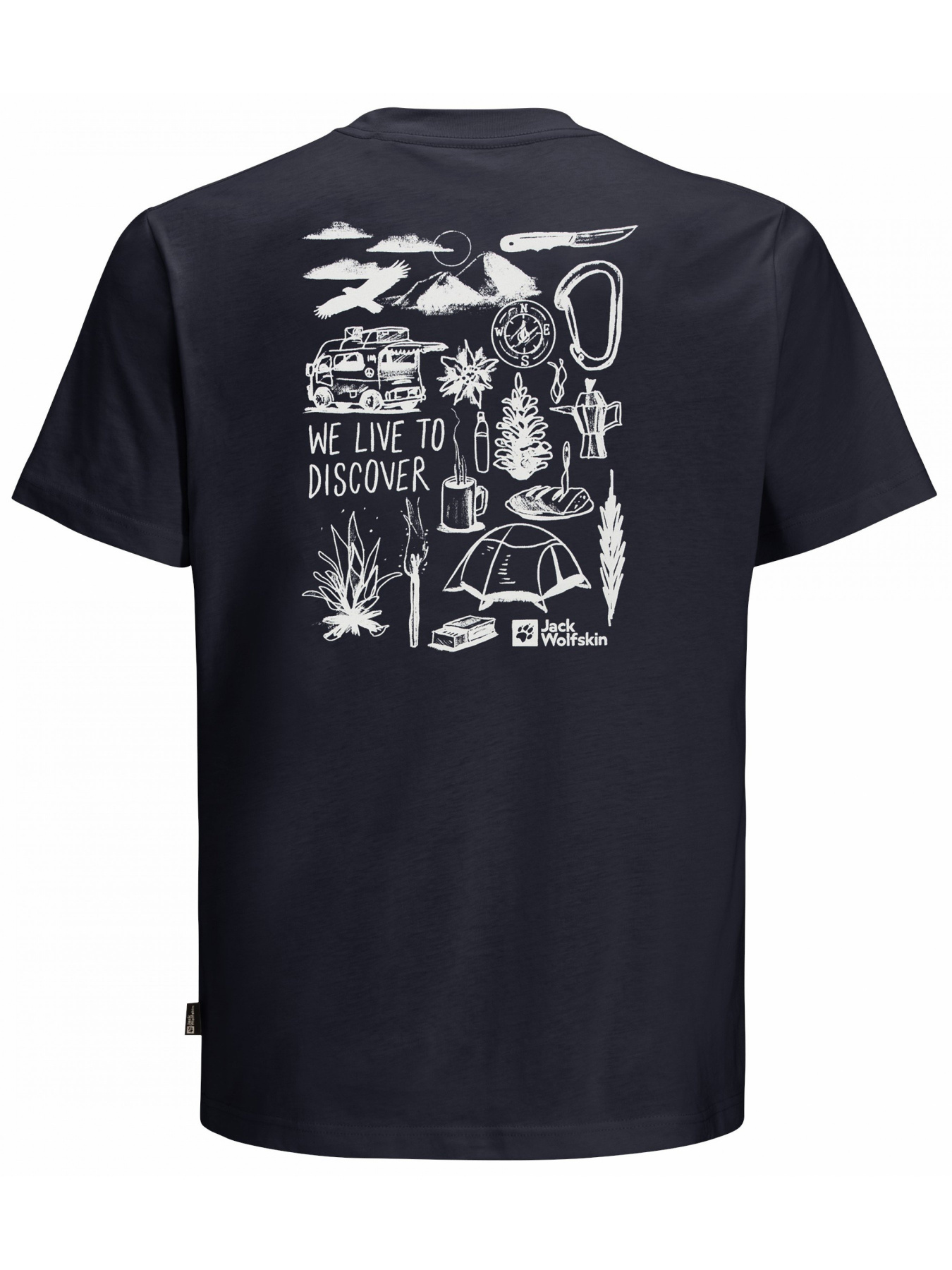 Футболка Jack Wolfskin Discover t m модель 1809761_1010 Фото