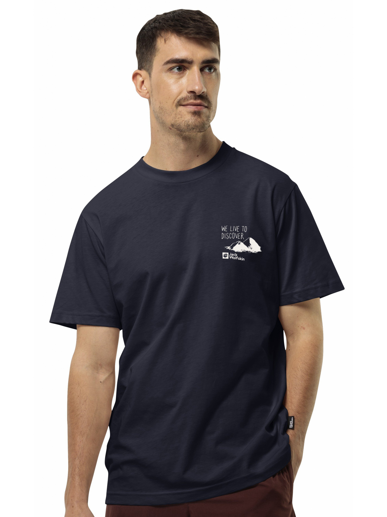Футболка Jack Wolfskin Discover t m модель 1809761_1010 Фото