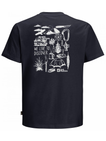 Футболка Jack Wolfskin Discover t m модель 1809761_1010 Фото