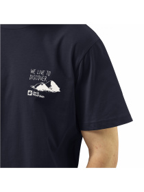 Футболка Jack Wolfskin Discover t m модель 1809761_1010 Фото