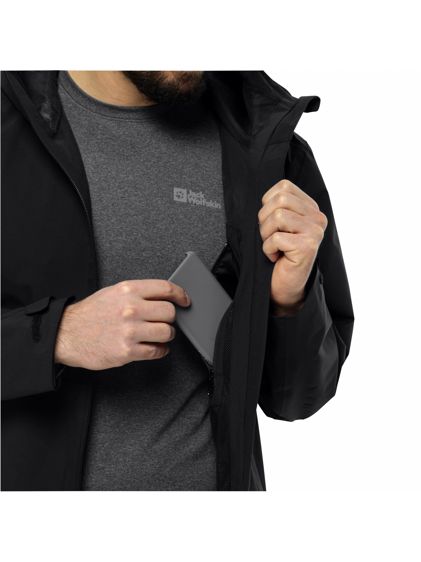 Вітровка Jack Wolfskin Robury 2l jkt m модель 1116391_6000 Фото