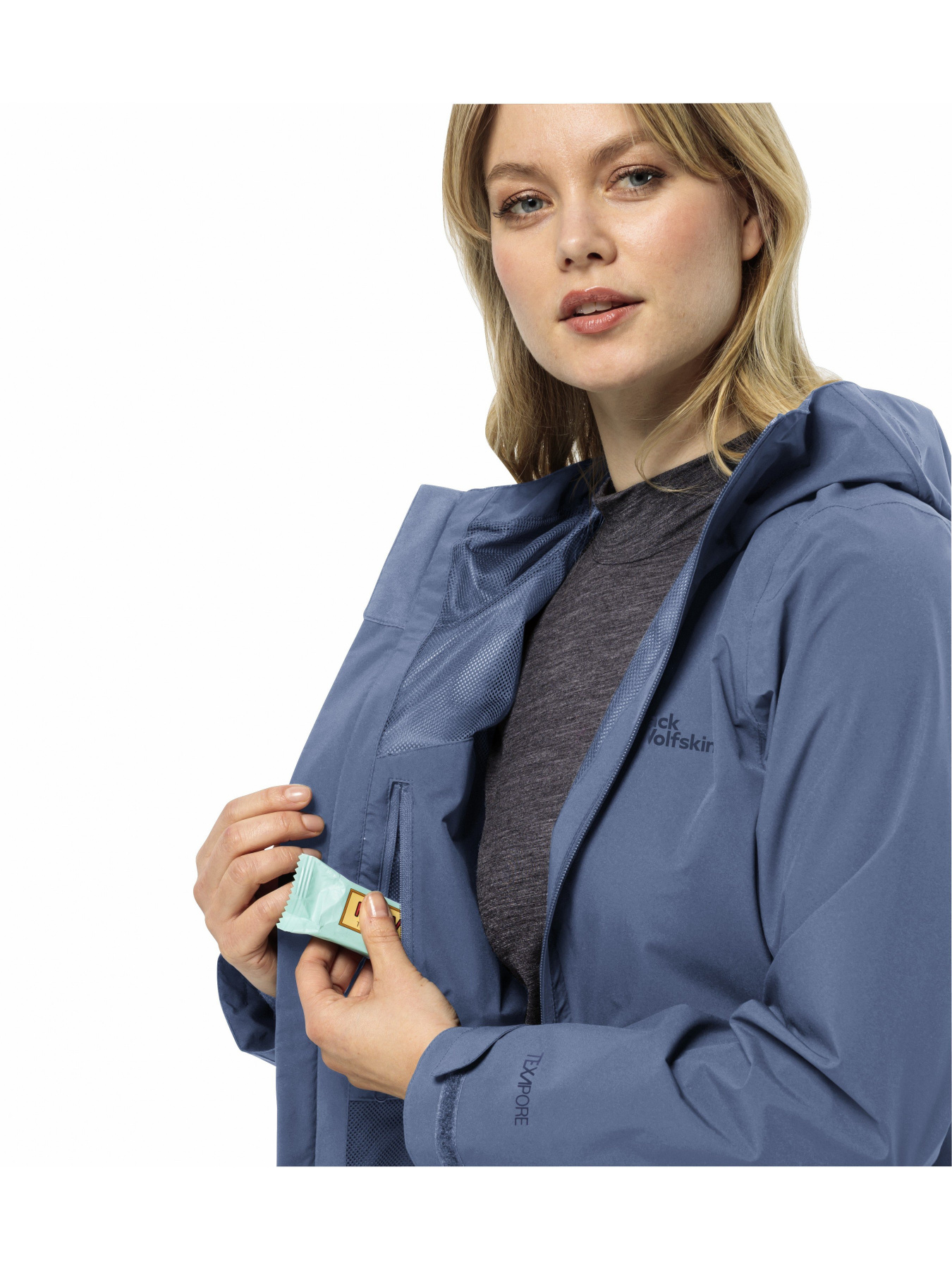 Ветровка Jack Wolfskin Robury 2l jkt w модель 1116401_1325 Фото