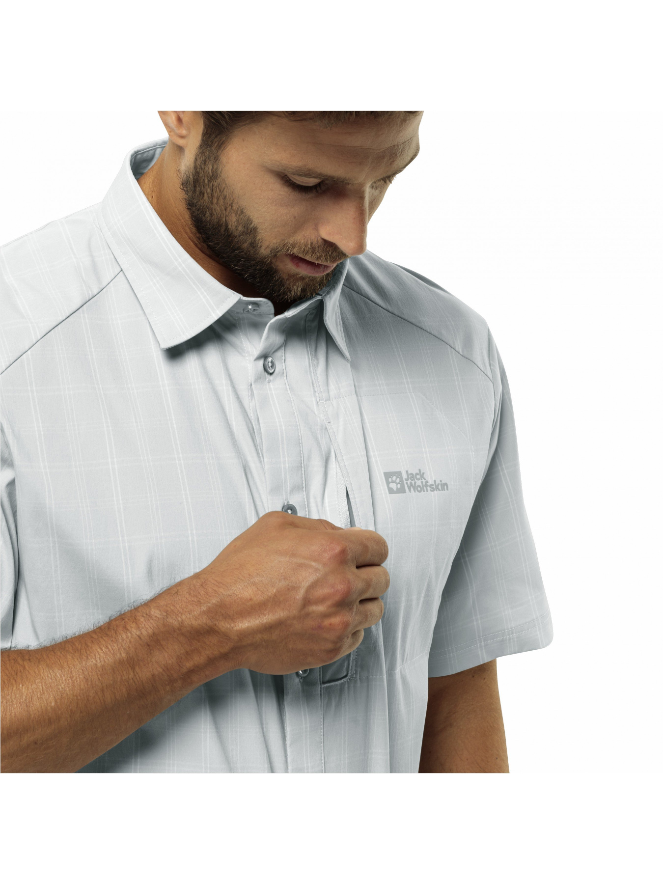 Рубашка повседневная Jack Wolfskin Norbo s/s shirt m модель 1404031_8989 Фото