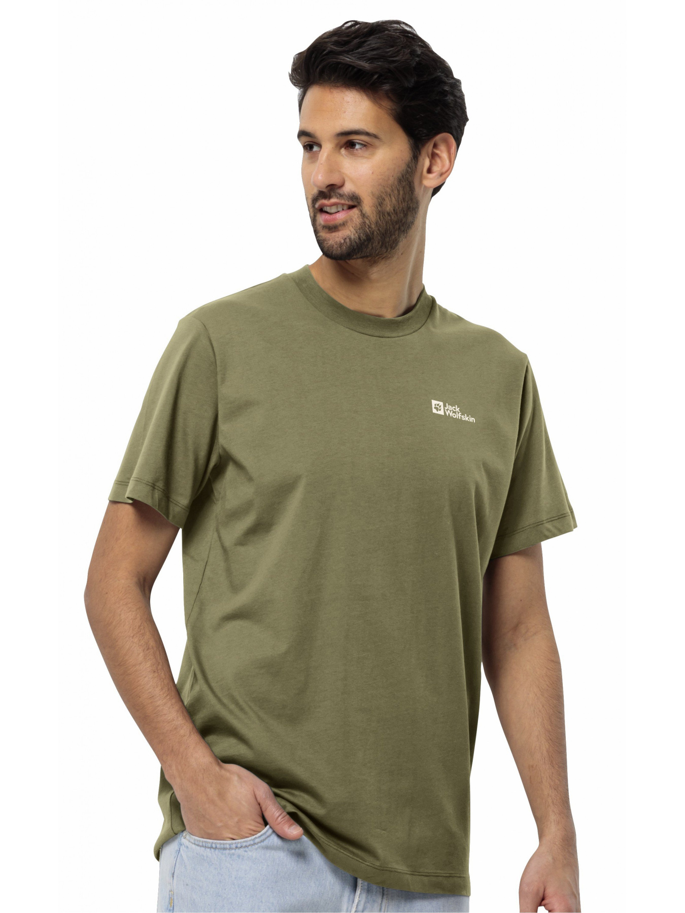 Футболка Jack Wolfskin Essential t m модель 1808382_4511 Фото