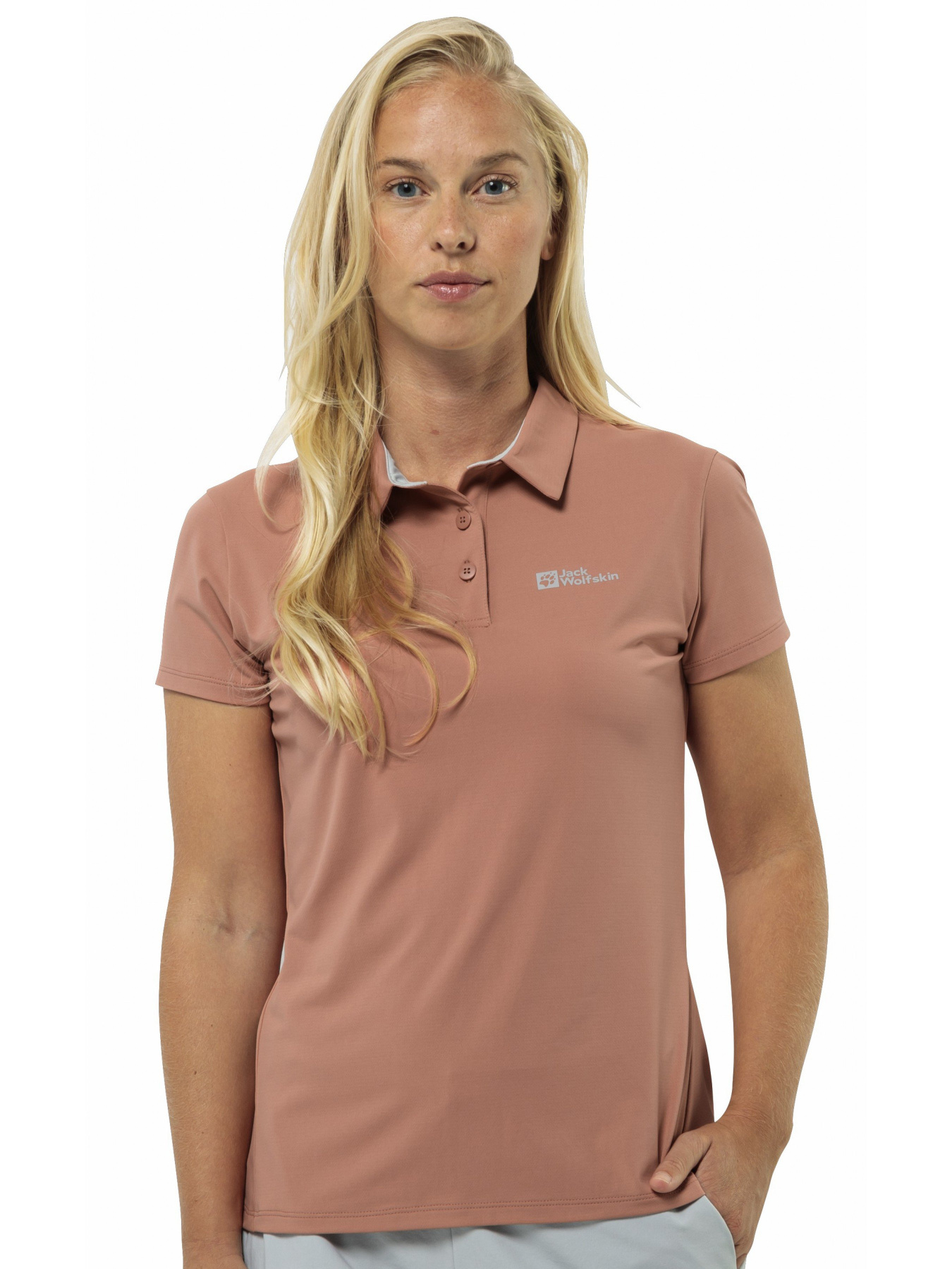 Футболки и поло Jack Wolfskin Prelight trail polo w модель 1810091_2800 Футболки и поло Jack Wolfskin Prelight trail polo w модель 1810091_2800 Фото