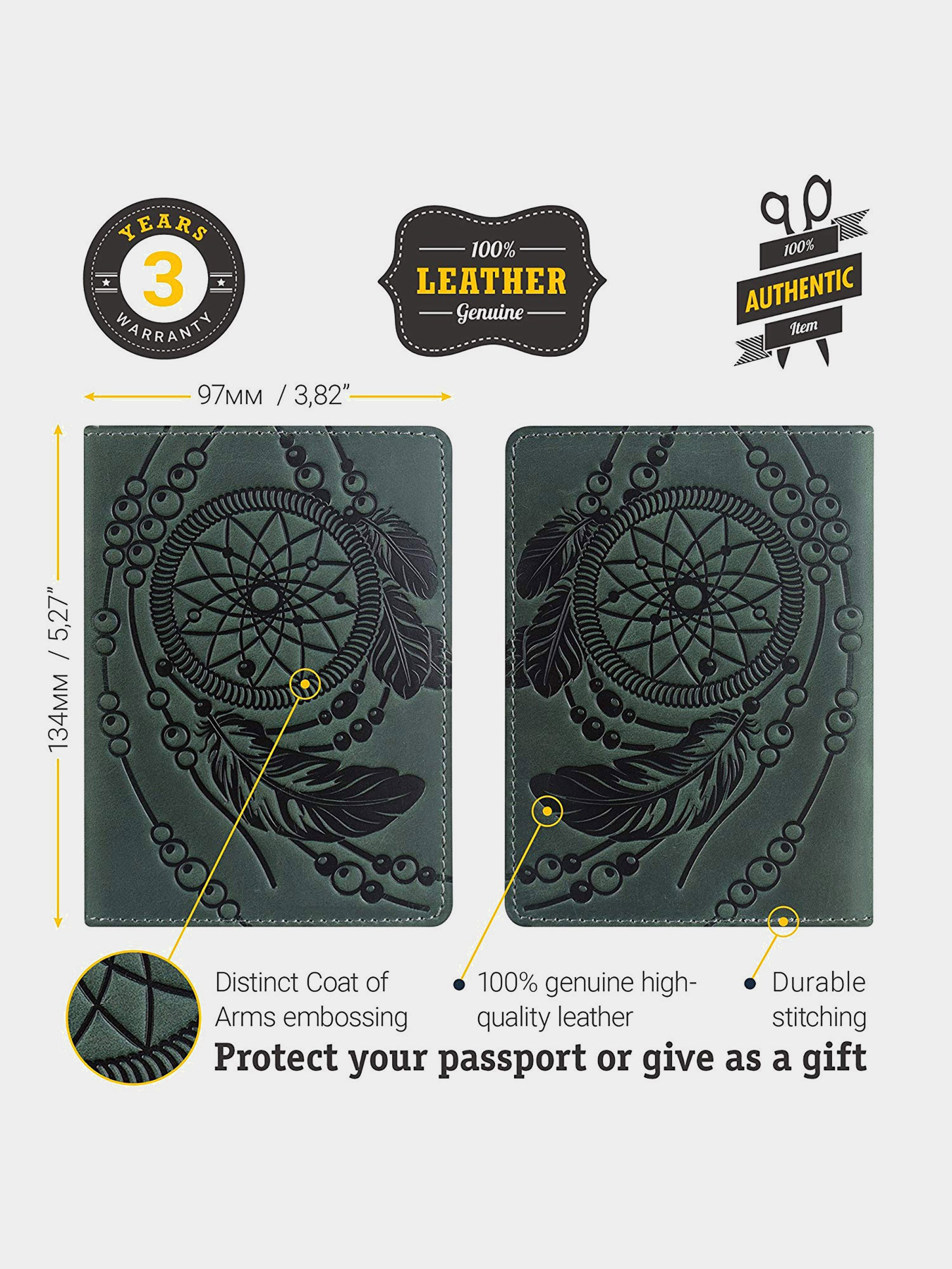 Обложка для документов Shvigel модель bag24_13836 Фото