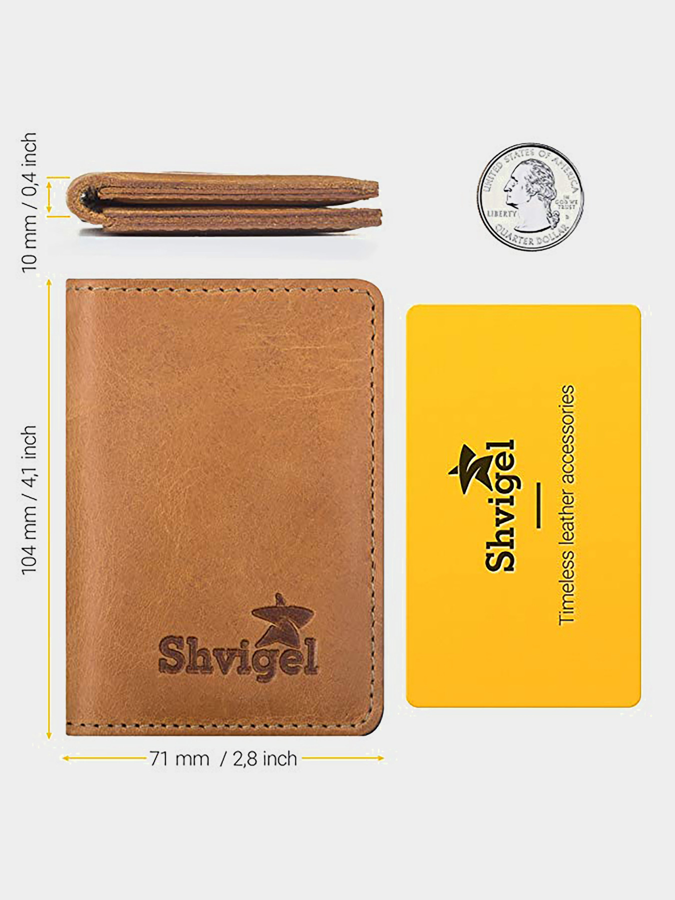 Визитница Shvigel модель bag24_15300 Фото