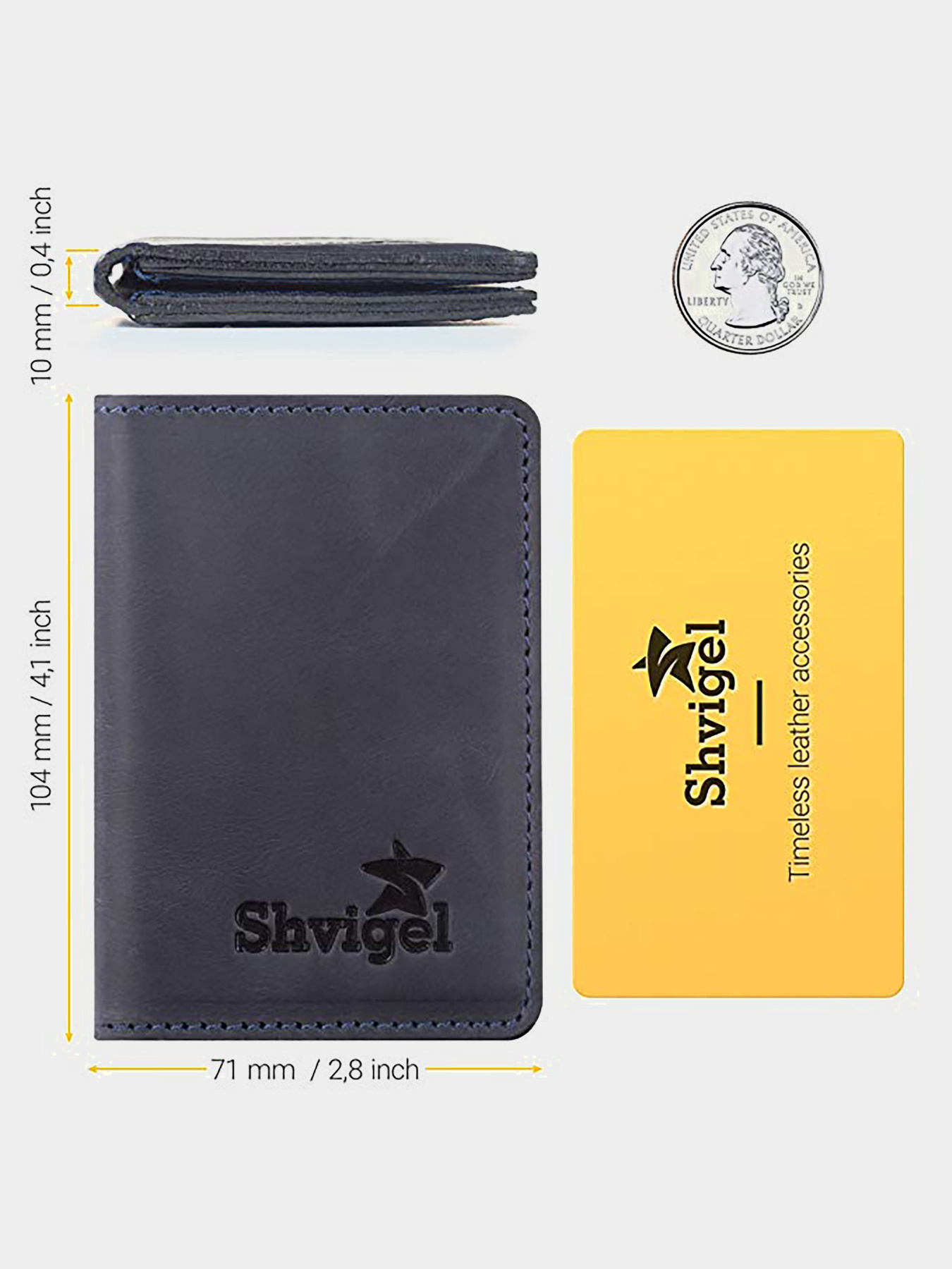 Визитница Shvigel модель bag24_15301 Фото