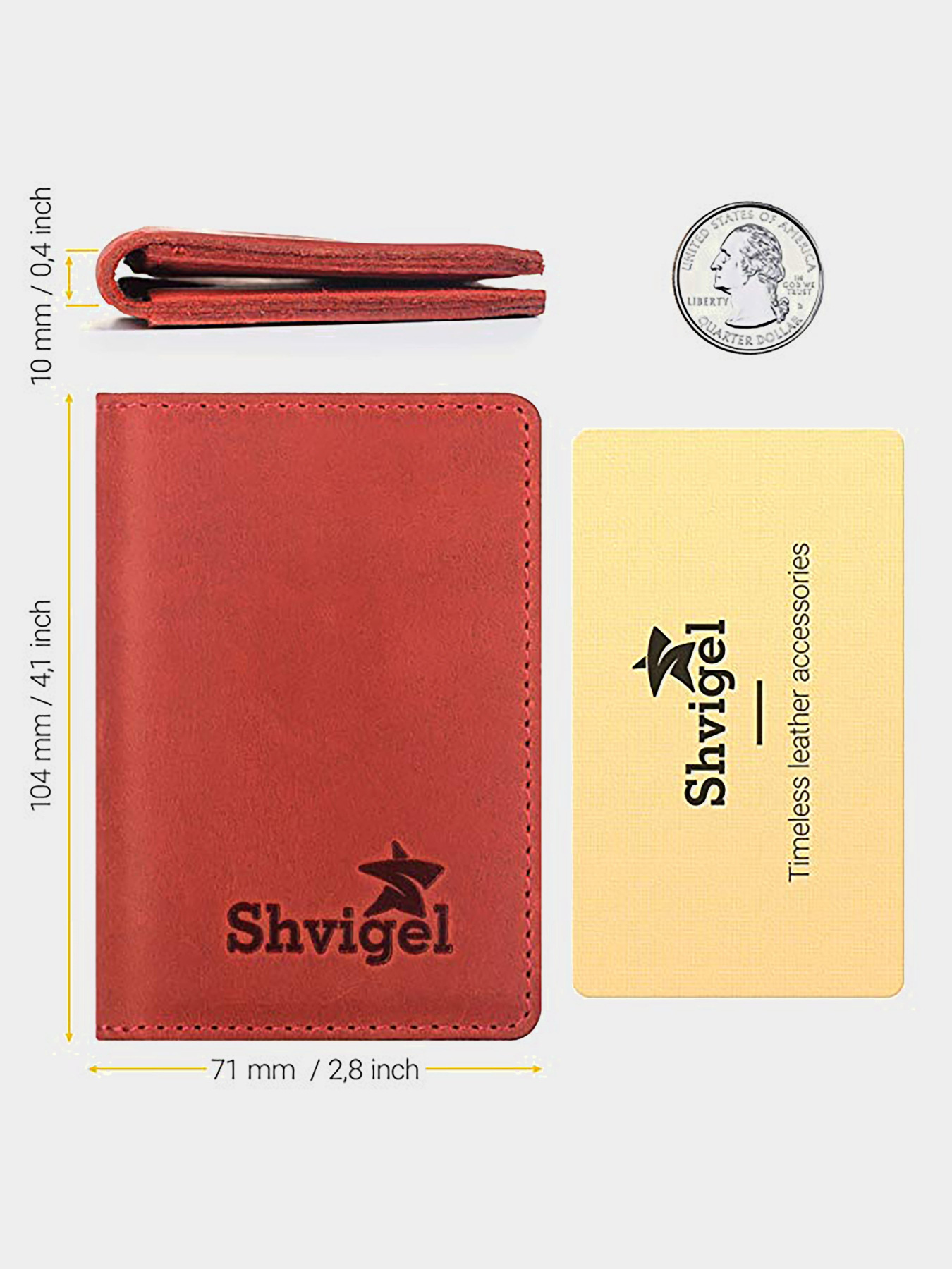 Визитница Shvigel модель bag24_15305 Визитница Shvigel модель bag24_15305 Фото