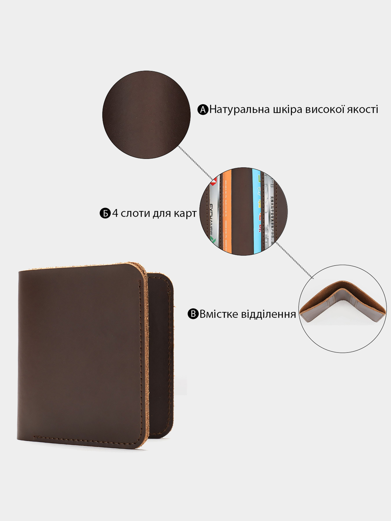 Визитница Vintage модель bag24_14928 Фото