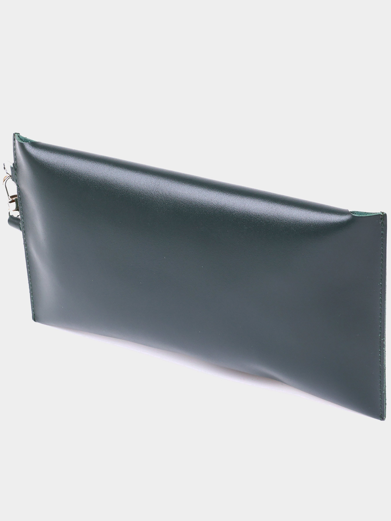 Кожаная практичная тревел-косметичка Shvigel Зеленый Shvigel модель bag24_16423 Фото