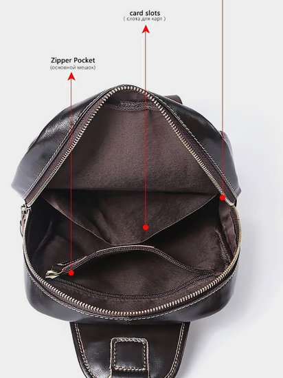 Рюкзак Vintage модель bag24_14785 — фото 3 - INTERTOP