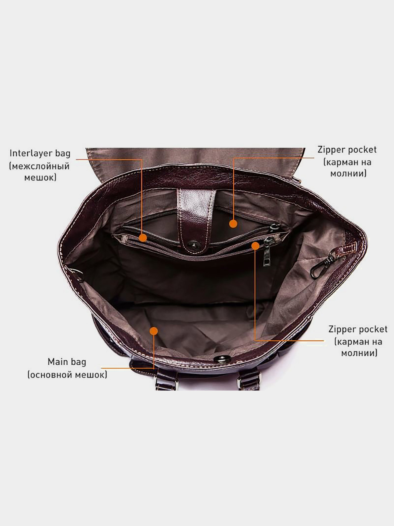 Повсякденний рюкзак Vintage модель bag24_14842 Фото