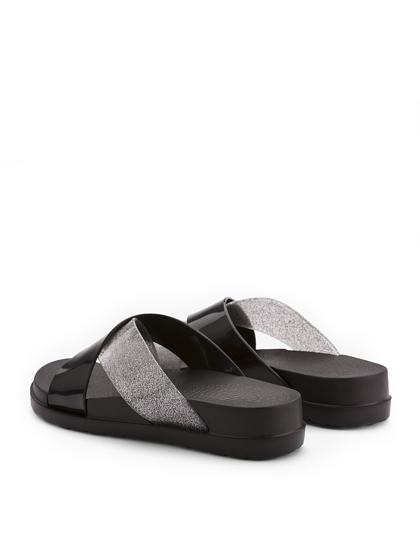 Шльопанці COQUI модель 1342Black_Silver_glitter Фото