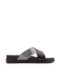 Шльопанці COQUI модель 1342Black_Silver_glitter Фото