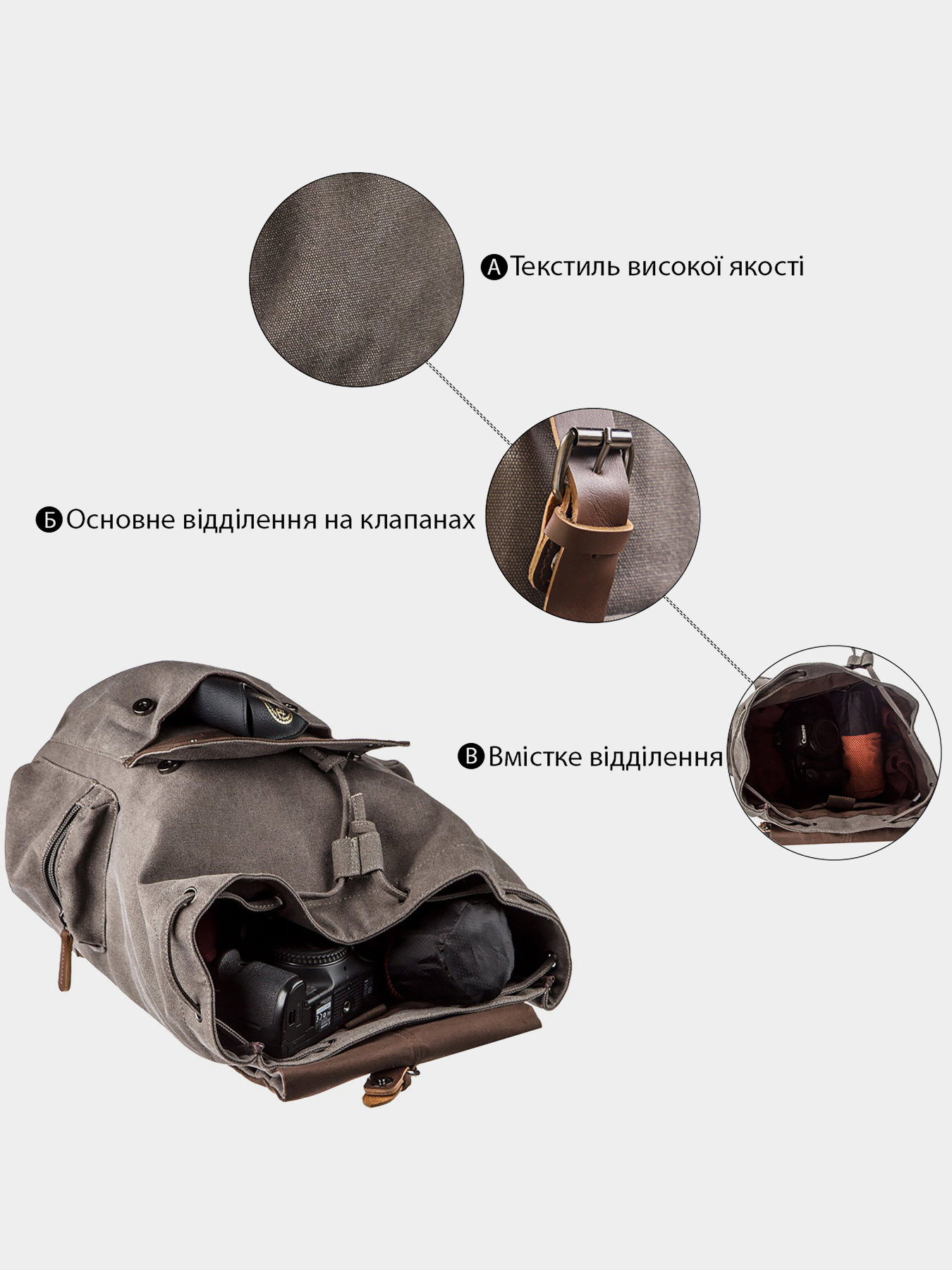 Рюкзак Vintage модель bag24_20133 Фото