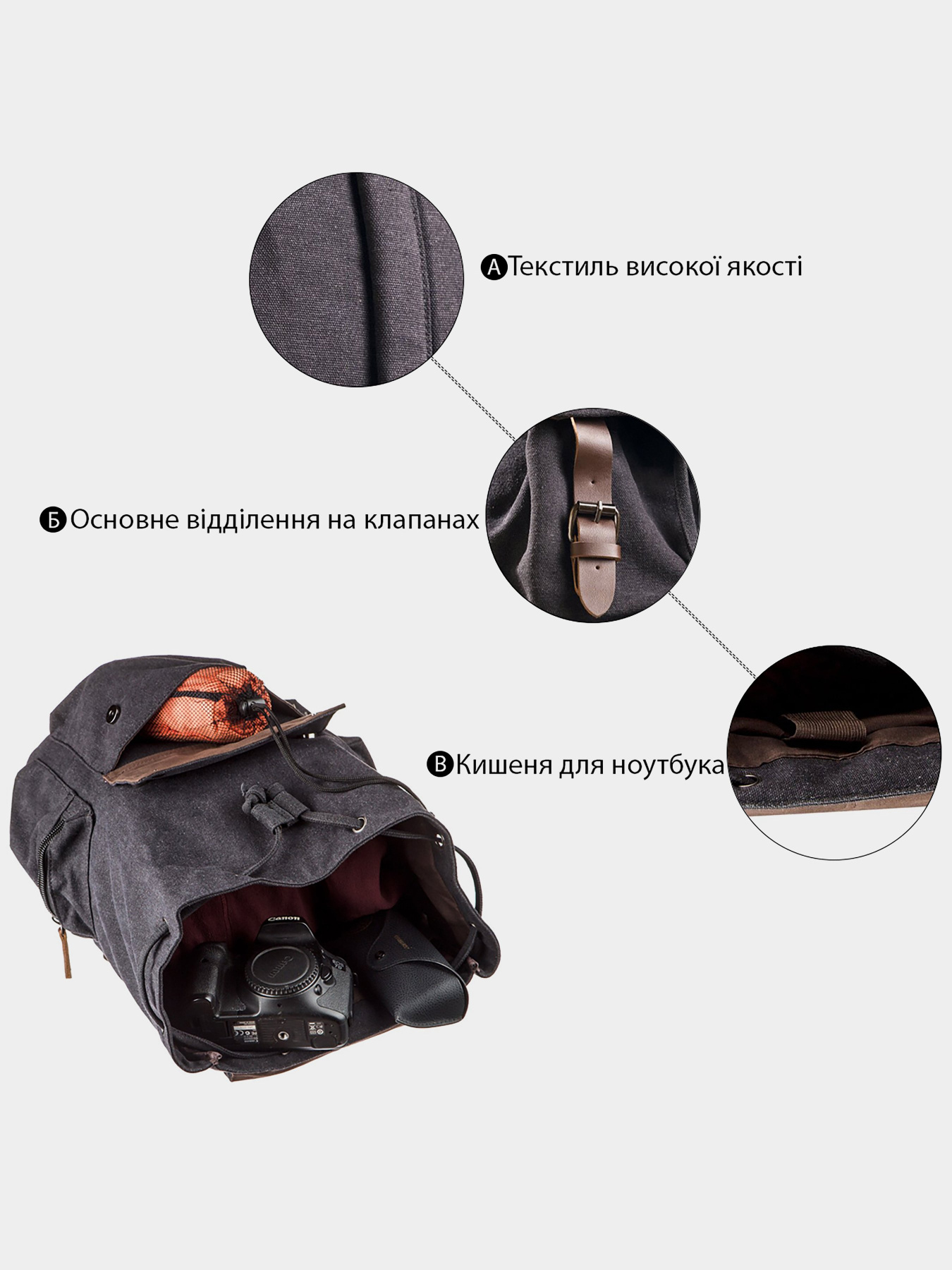 Повседневный рюкзак Vintage модель bag24_20135 Фото